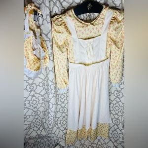 Prairie Girl American Pioneer Dress 19th Century Historical Child Costume M 10